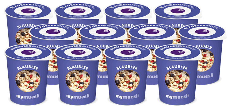 Blaubeer-Müsli zum Mitnehmen