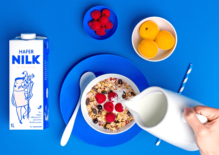 Unsere Milchalternative NILK ist BIO, Vegan und laktosefrei.