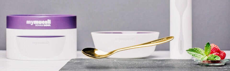 Goldener Löffel von mymuesli